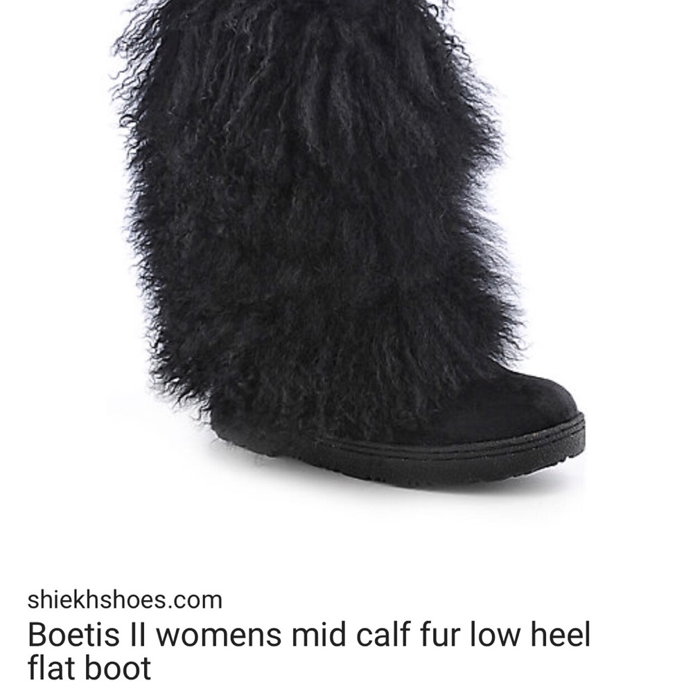 BearPaw fur Boot Size 9